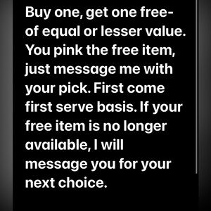 Buy one get one free!